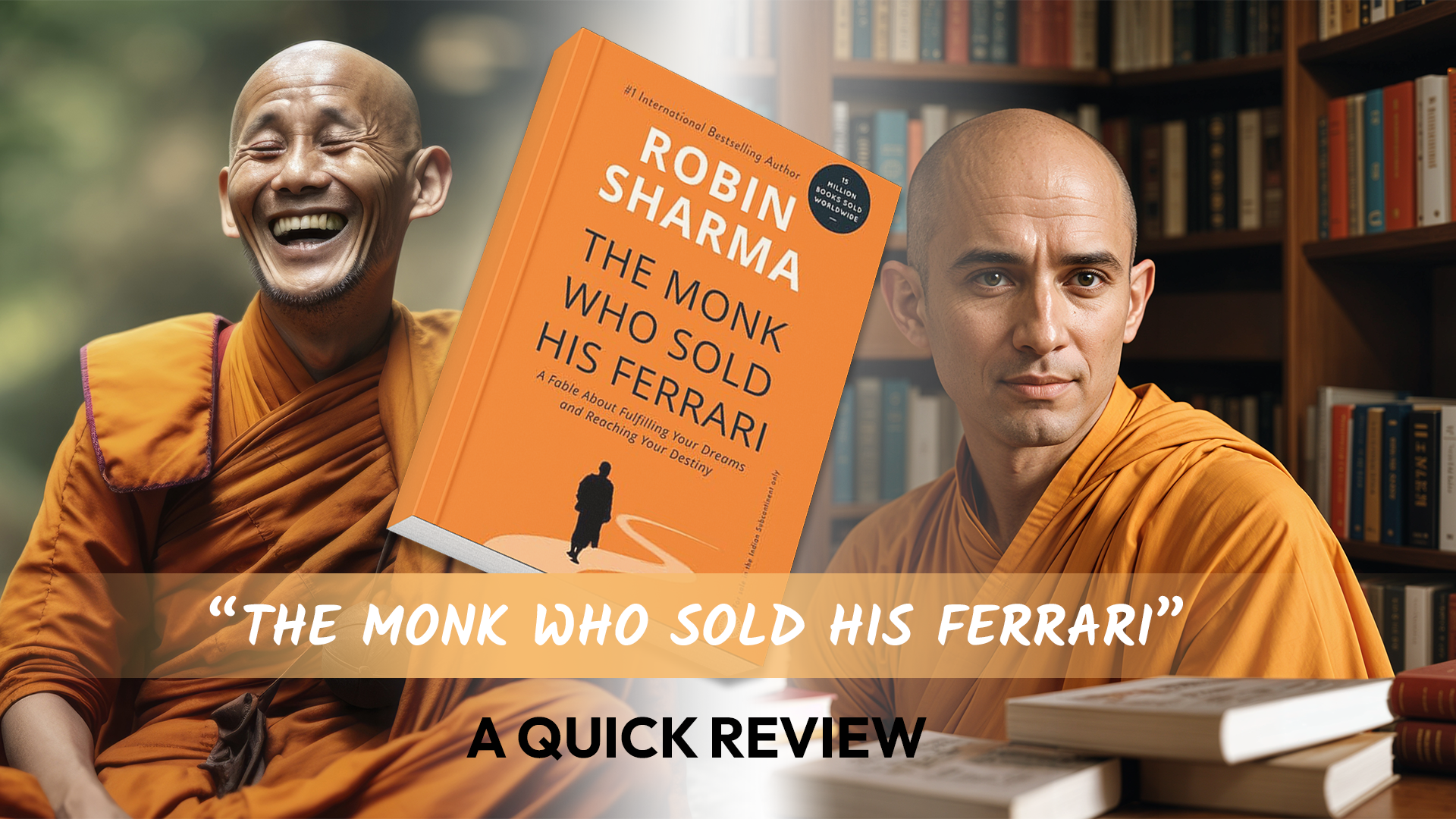 Here is a quick review of "The Monk Who Sold His Ferrari" By Robin Sharma