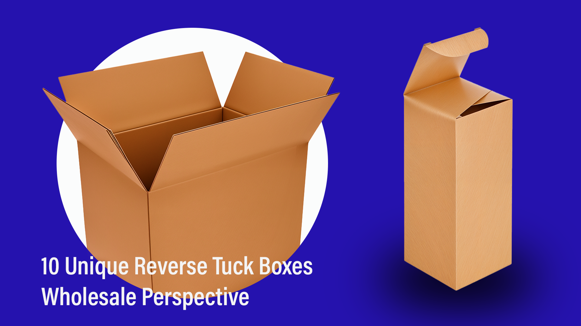 10 Unique Reverse Tuck Boxes Wholesale Perspective